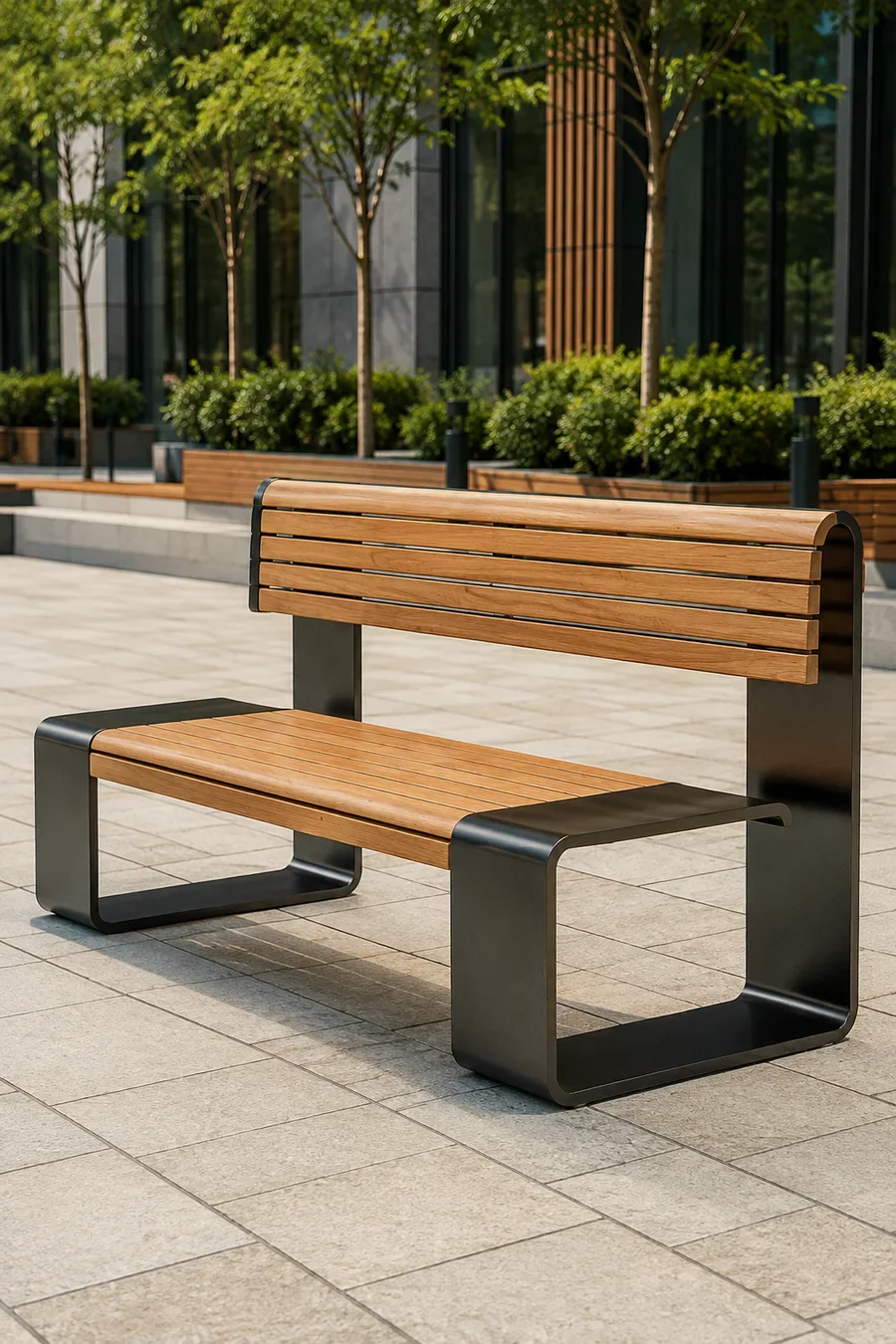 Park bankı ortam görünümü