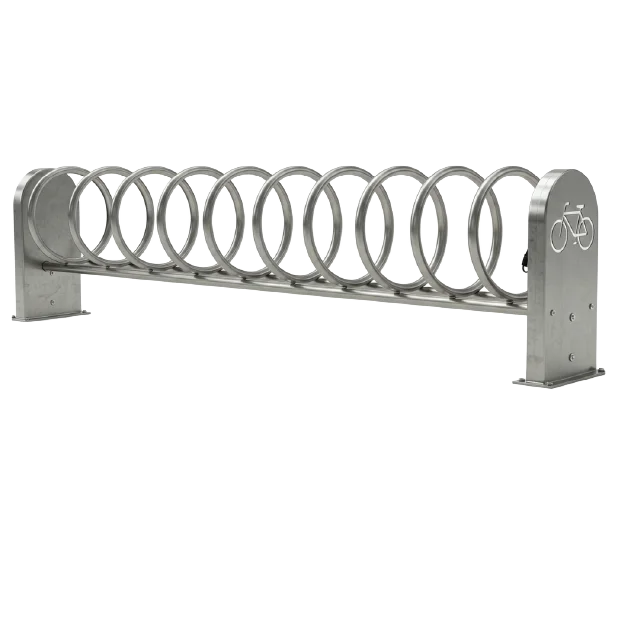 BPU-08 Tek sıralı halkalı bisiklet parkı